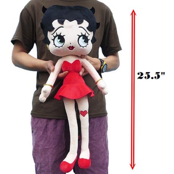 Betty Boop Jumbo Cute Soft Plush Ultra Detail Doll 25.5". Limited Edition. - Picture 2 of 9